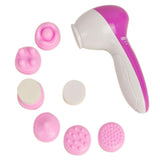 Natural Perfect Facial 6-1 Multifunction Electronic Face Cleansing Brush Skin Care Massage