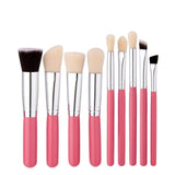 New Professional Makeup Brushes Set 9pcs High Quality Pink makeup brushes Kit