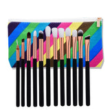 12pcs Makeup Brushes set Foundation Eyeshadow Eyeline Eyelash Eyebrow Cosmetic Tool Makeup Organizer Professional
