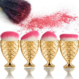 Professional Fish Scale Makeup Brush Fishtail Bottom Fish