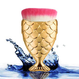 Professional Fish Scale Makeup Brush Fishtail Bottom Fish