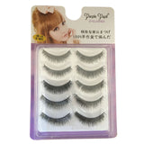 Soft 5 Pairs Long Makeup Cross Thick False Eyelashes